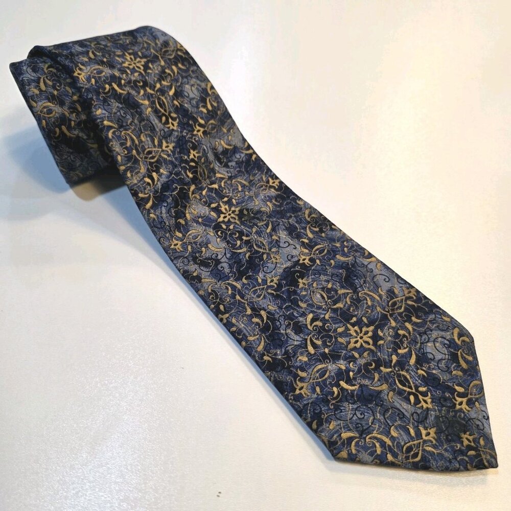 TIE RACK Silk Tie Made in Italy 100% Silk Galaxy For Tie Rack Classic Career